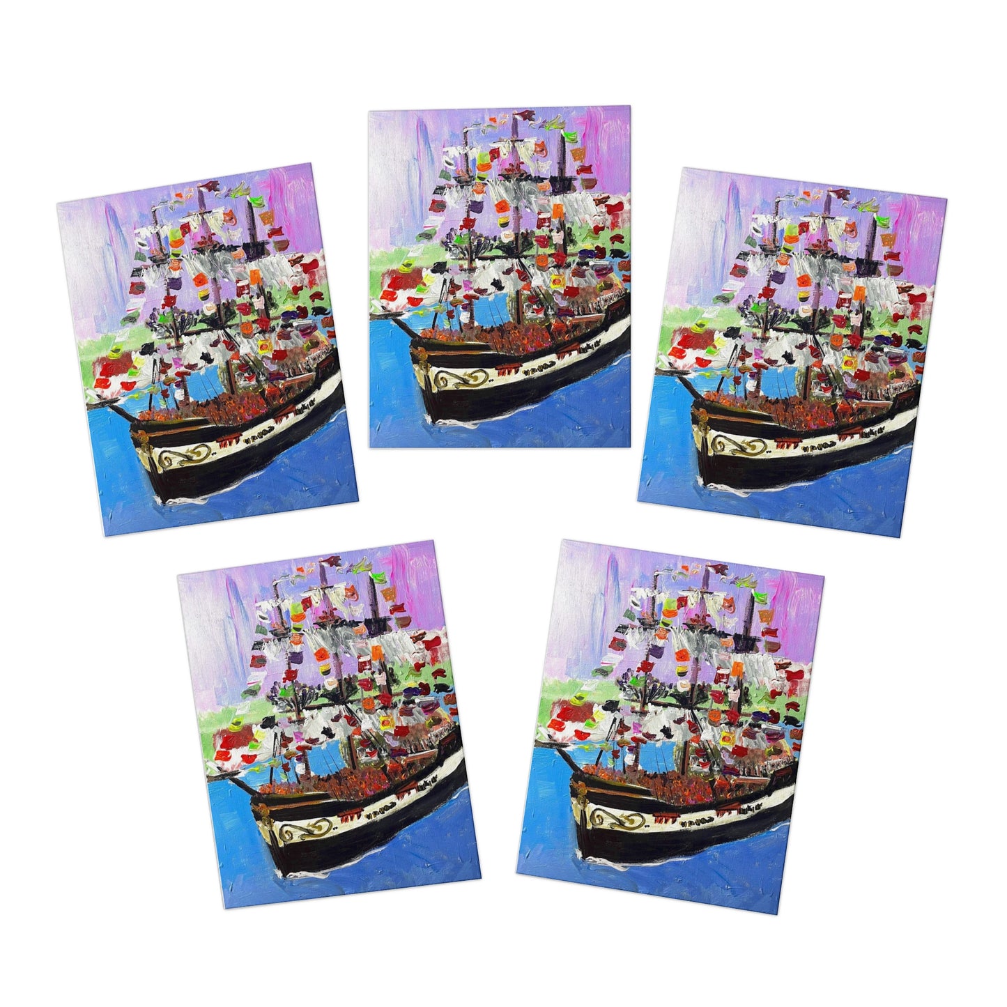 Gasparilla Greeting Cards - Blank(5-Pack)
