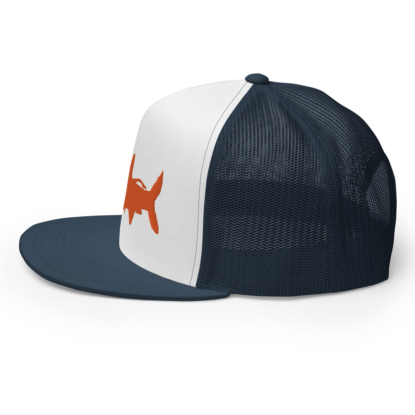 Orange Logo Tarpon Trucker Cap