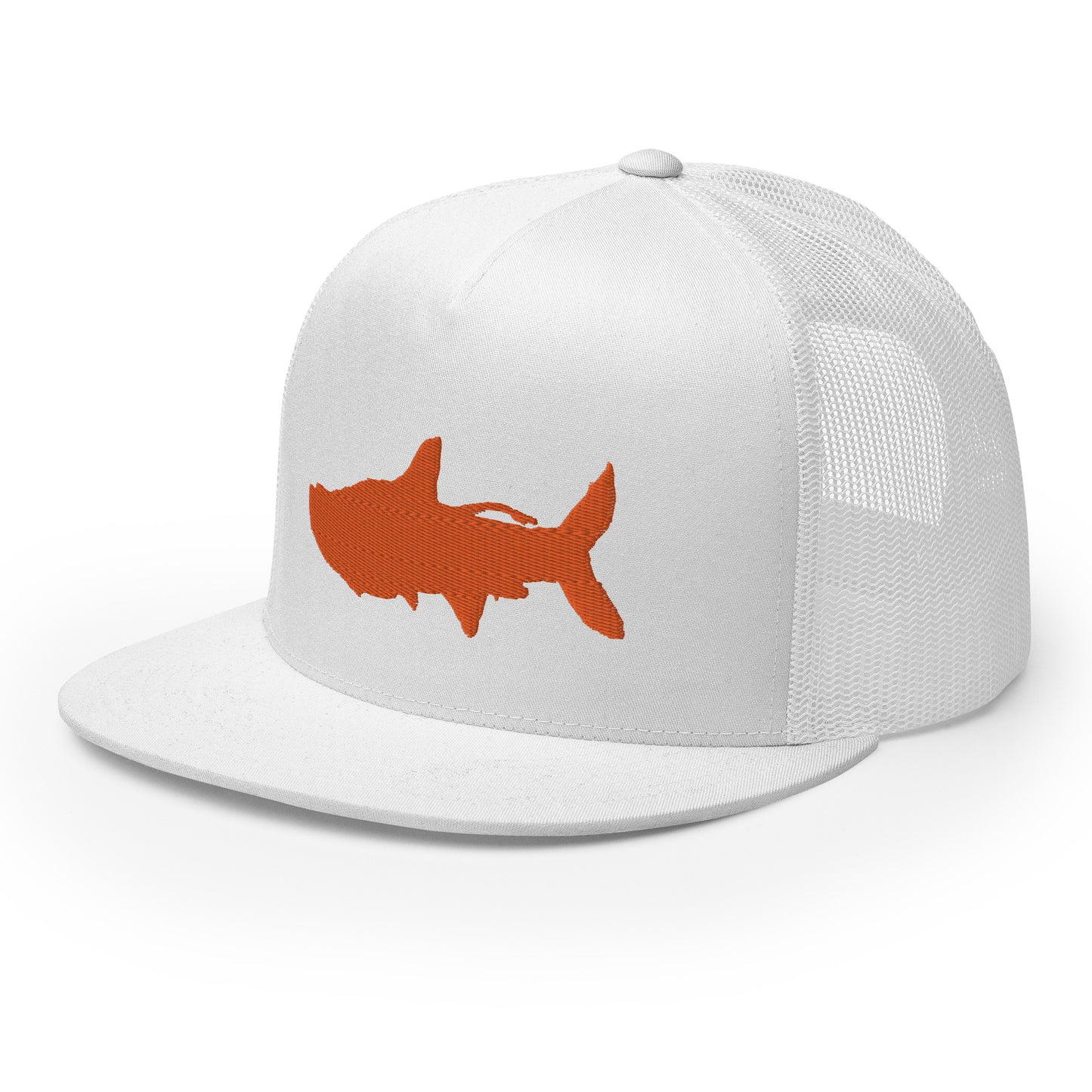 Orange Logo Tarpon Trucker Cap