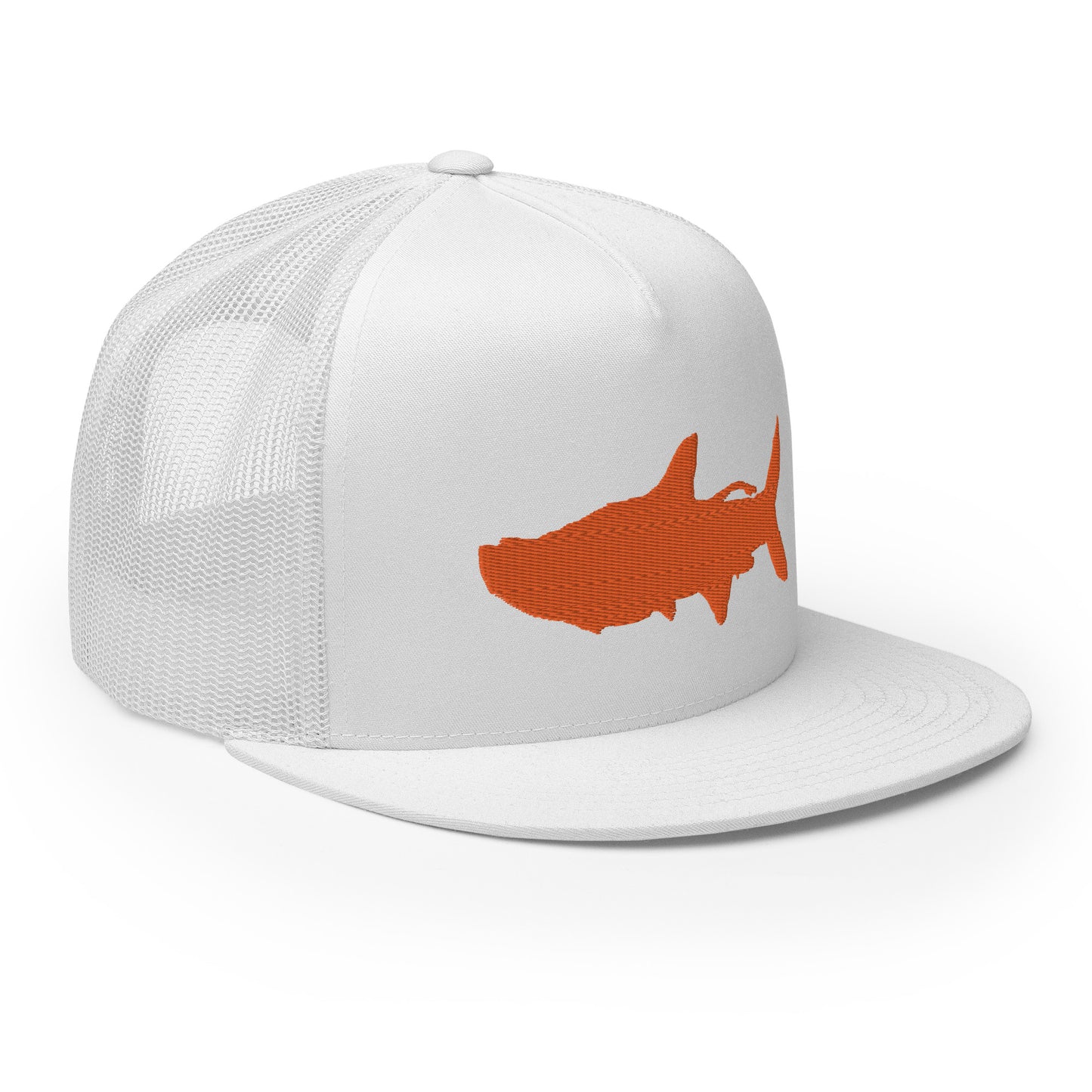 Orange Logo Tarpon Trucker Cap