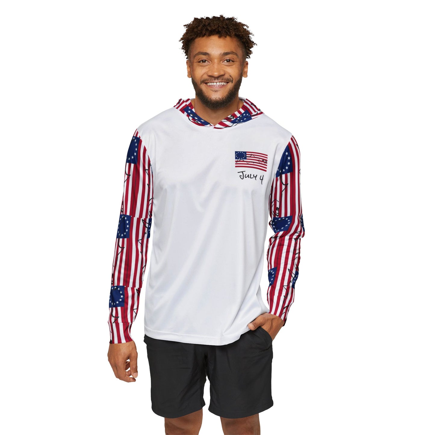 USA Independence Day Tarpon Time Hoodie