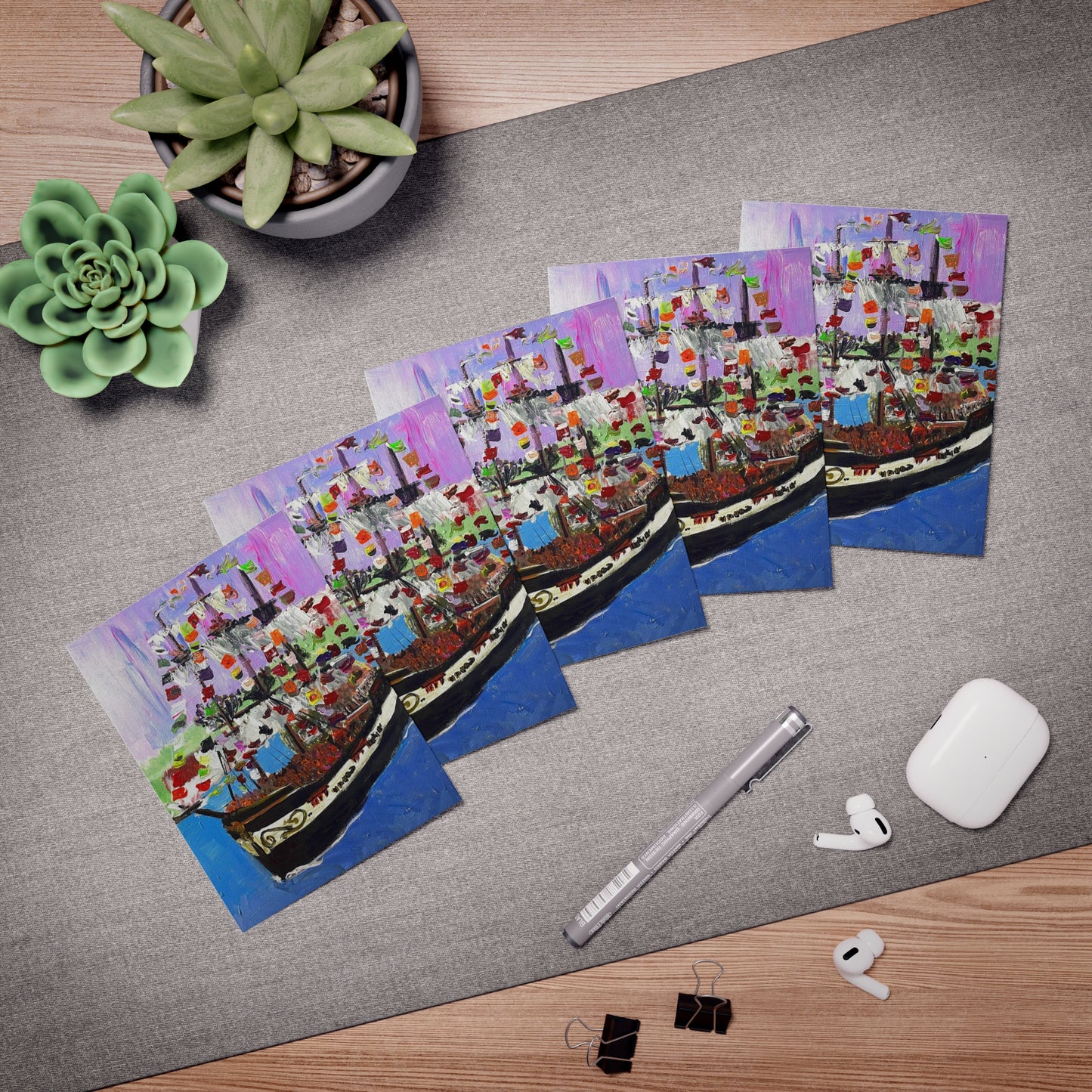 Gasparilla Greeting Cards - Blank(5-Pack)