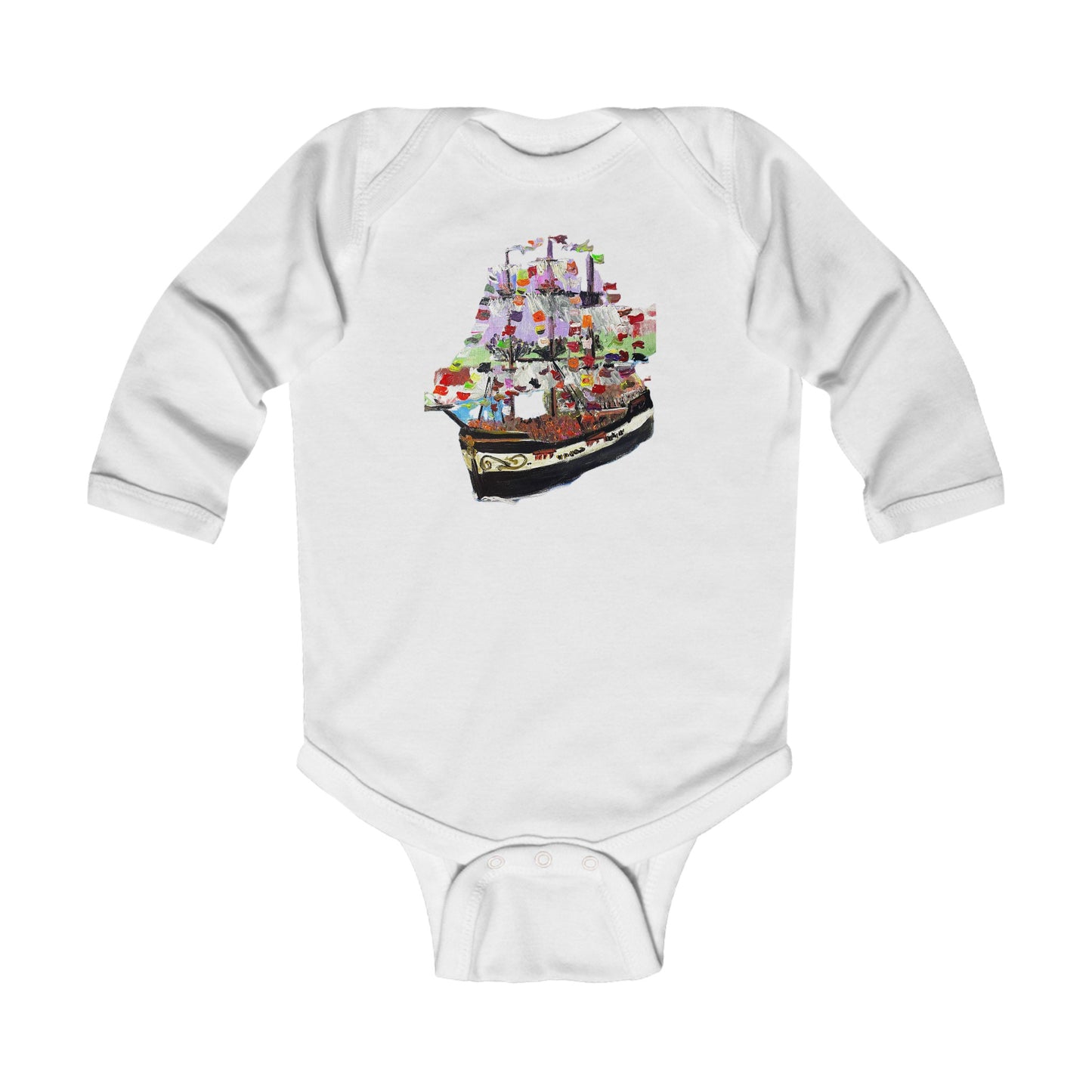 Gasparilla Infant Long Sleeve Bodysuit