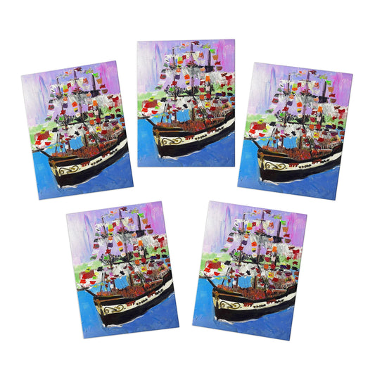 Gasparilla Greeting Cards - Blank(5-Pack)
