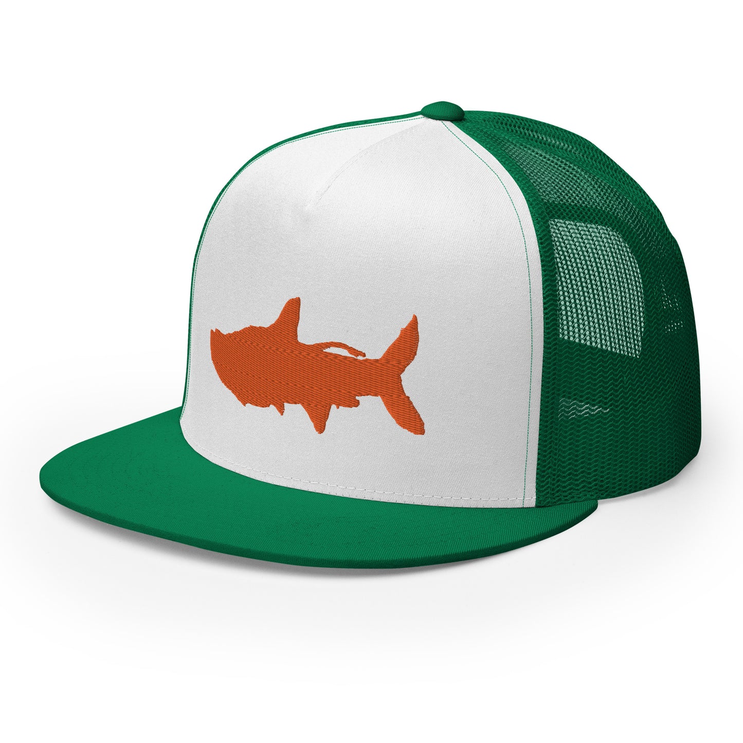 Orange Logo Tarpon Trucker Cap