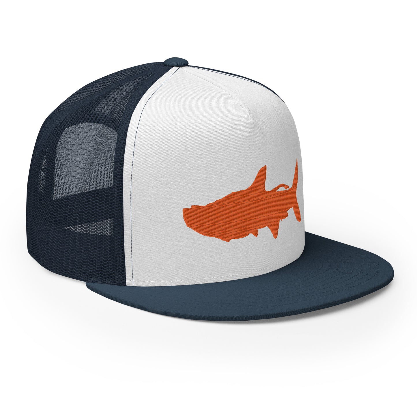 Orange Logo Tarpon Trucker Cap