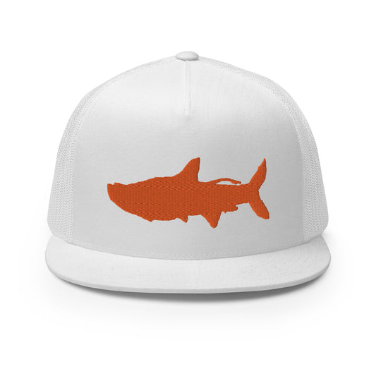 Orange Logo Tarpon Trucker Cap